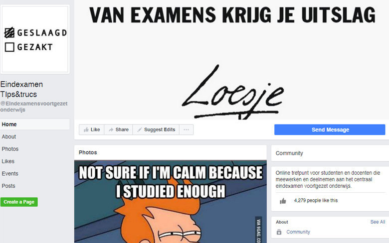 Facebook Eindexamen Tips & Trucs