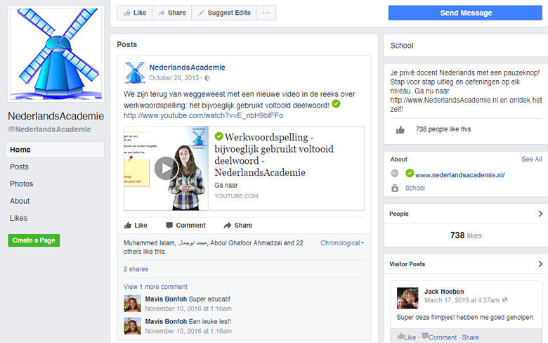 Facebook Nederlands Academie