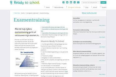 Ready to School Examentraining