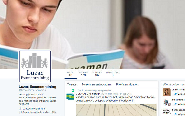Twitter Luzac Examentraining