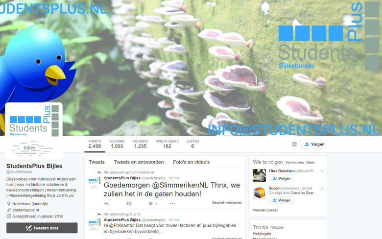 Twitter StudentsPlus