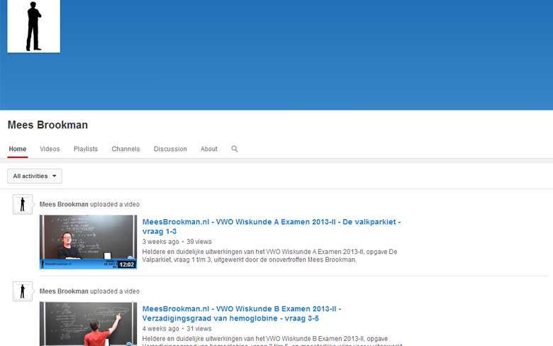YouTube Mees Brookman