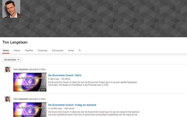 YouTube Ton Langelaan