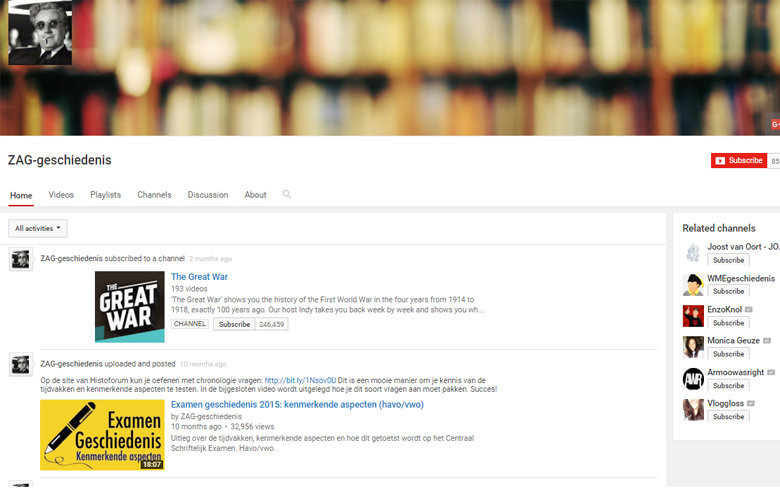 YouTube ZAG-Geschiedenis